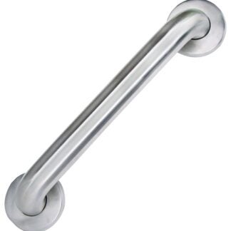 Boston Harbor SG01-01&0112 Grab Bar, 12 in L Bar, Stainless Steel, Wall Mounted Mounting