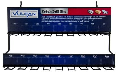 Vulcan 994890 Drill Bit Rack, Cobalt