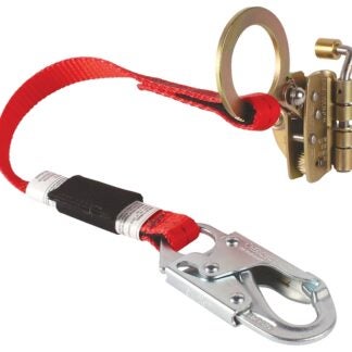 Safety Works FP15130 Rope Grab, 132 to 352 lb, 30 in L Line, Polyester Line, Snap Harness Hook