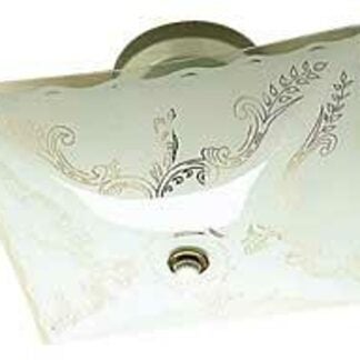 Canarm ICL7WH Ceiling Light Fixture, 60 W, 2-Lamp, A Lamp, Steel Fixture, White Fixture