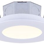 Canarm DL-4-9RR-WH-C Downlight, 120 V, LED Lamp, White