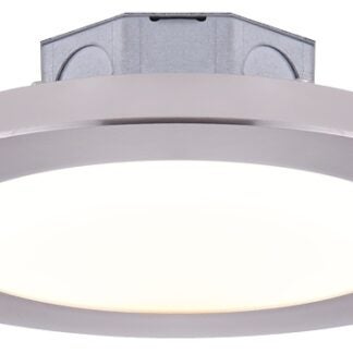 Canarm DL-6-15RR-BN-C Downlight, 120 V, LED Lamp, Brushed Nickel