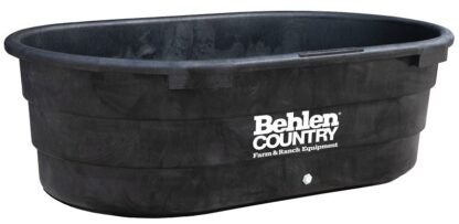 Behlen Country 52123005IFA Stock Tank, 300 gal Capacity, Foam/Rigid Poly, Black