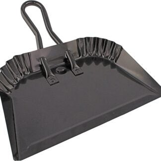 Simple Spaces DL-5004 Dustpan, 13-1/2 in L, 12 in W, Steel, Black