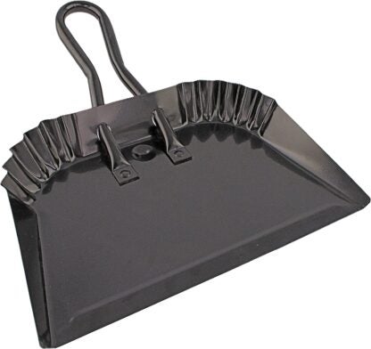 Simple Spaces DL-5004 Dustpan, 13-1/2 in L, 12 in W, Steel, Black