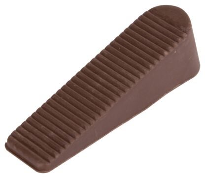 ProSource FE-50924-PS Door Stop, 1 in W x 4 in L x-1/4 in H Projection, Rubber, Brown