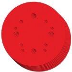 Diablo DCD050VGPH07G Sanding Disc, 5 in Dia, 60, 100, 150 Grit, Ultra Coarse, Medium, Very Fine, Ceramic Abrasive, 12-Hole