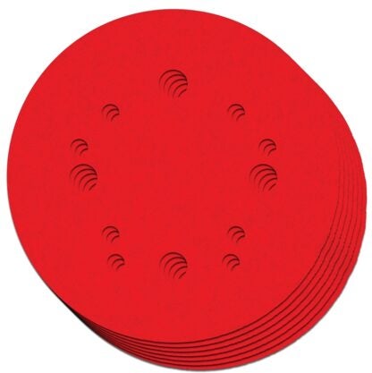 Diablo DCD050VGPH07G Sanding Disc, 5 in Dia, 60, 100, 150 Grit, Ultra Coarse, Medium, Very Fine, Ceramic Abrasive, 12-Hole