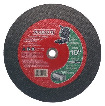 DISC CUT-OFF MSNRY 10X3/32X5/8 Sells in Quantity of 5