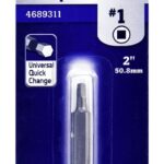 Vulcan 305891OR Screwdriver Bit, S2 Chrome Molybdenum Steel