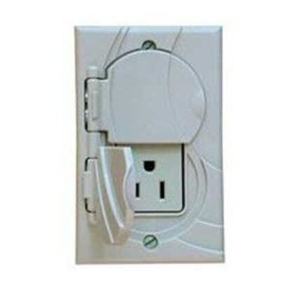 Can-Am Supply IR300-GNH-V Wallplate Outlet Cover, Ivory