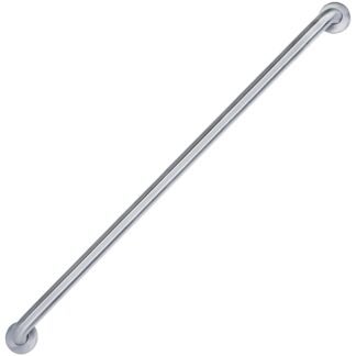 Boston Harbor SG01-01&0148 Safety Grab Bar, 48 in L Bar, Stainless Steel, Wall Mounted Mounting