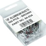 Amerimax 84034 Gutter Rivet, 1-1/2 in L, Aluminum