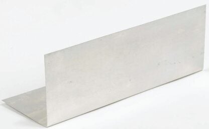 Amerimax 70607 Step Flashing, 3 in L, 4 in W, Galvanized Steel Sells in Quantity of 100