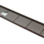 Amerimax 85379 Gutter Guard, 3 ft L, 2 in W, PVC, Brown Sells in Quantity of 75