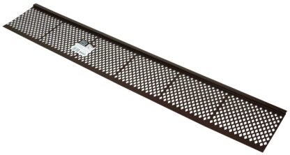 Amerimax 85379 Gutter Guard, 3 ft L, 2 in W, PVC, Brown Sells in Quantity of 75