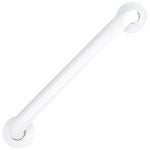 Boston Harbor SG01-01&0216 Grab Bar, 16 in L Bar, White, Wall Mounted Mounting