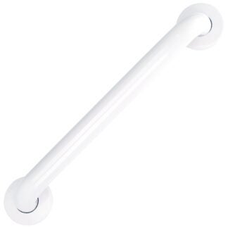 Boston Harbor SG01-01&0216 Grab Bar, 16 in L Bar, White, Wall Mounted Mounting