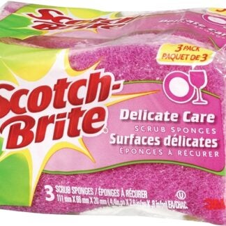 Scotch-Brite DD-3-12-CA Scrub Sponge, 4.4 in L, 2.6 in W, 0.8 in Thick