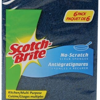 Scotch-Brite MP6-8CA Non-Scratch Scrub Sponge, Microfiber Cloth