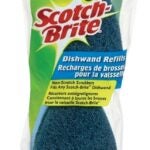 Scotch-Brite SB483-CA Dishwand Refill, Polymer Foam Bristle, 4 in L