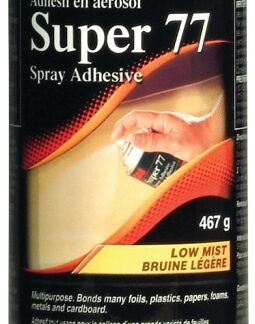 3M Super 77 77-CCVOC30-EF Spray Adhesive, Fruity, Cream, 467 g Aerosol Can