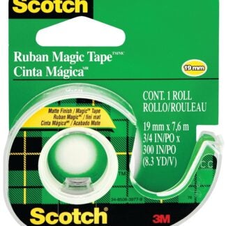 Scotch Magic 105NA Office Tape, 7.62 m L, 19 mm W