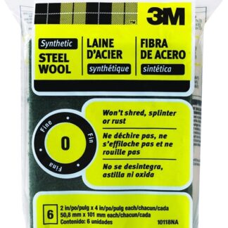 3M 10118NA Wool Pad, Fine, Synthetic Steel