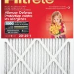 Filtrete 9803DC-6 Air Filter, 25 in L, 20 in W, 11 MERV, 1000 um MPR Sells in Quantity of 6