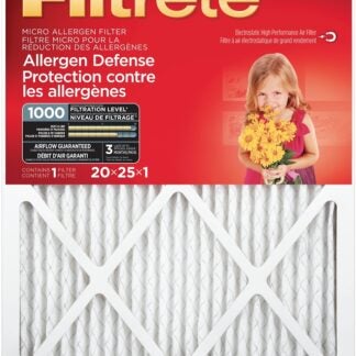 Filtrete 9803DC-6 Air Filter, 25 in L, 20 in W, 11 MERV, 1000 um MPR Sells in Quantity of 6