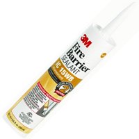 3M IC 15WB+ Fire Barrier Sealant, Yellow, 10.1 oz Cartridge