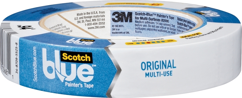 ScotchBlue 2090-24N Painter's Tape, 60 yd L, 0.94 in W, Blue