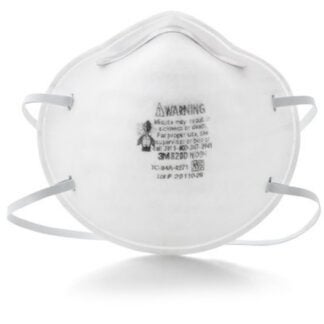 3M TEKK Protection 8200H20-DC Disposable Sanding and Fiberglass Respirator, N95 Filter Class, 95 % Filter Efficiency