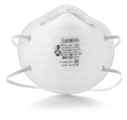 3M TEKK Protection 8200H20-DC Disposable Sanding and Fiberglass Respirator, N95 Filter Class, 95 % Filter Efficiency