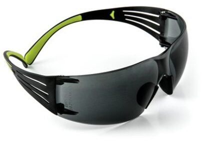 3M SF400G-WV-6 Safety Eyewear, Anti-Fog, Scratch-Resistant Lens, Neon Green/Black Frame