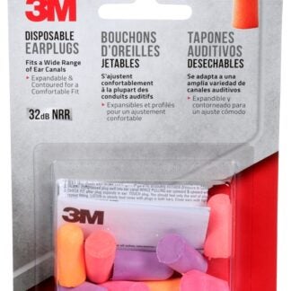 3M TEKK Protection 7000122741 Disposable Ear Plugs, 32 dB NRR, Foam Ear Plug, Assorted Ear Plug