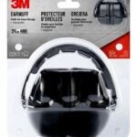 3M 7100117617 Folding Ear Muffs, 25 dB NRR, Black