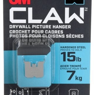 3M 3PH15M-1EF Picture Hanger, 15 lb, Steel, Drywall Mounting, 1/EA Sells in Quantity of 4