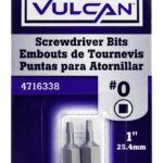 Vulcan 305382OR Screwdriver Bit, S2 Chrome Molybdenum Steel