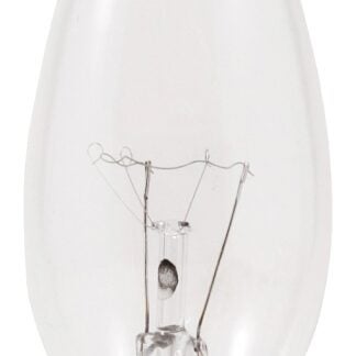 Sylvania 13367 Incandescent Bulb, 40 W, B13 Lamp, Medium E26 Lamp Base, 455 Lumens, 2850 K Color Temp Sells in Quantity of 6