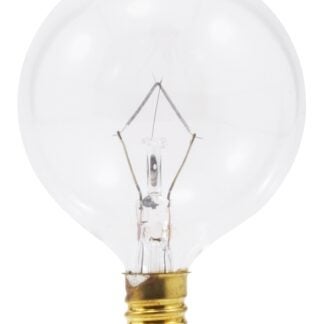 Sylvania 13665 Incandescent Lamp, 60 W, G16.5 Lamp, Candelabra E12 Lamp Base, 560 Lumens, 2850 K Color Temp Sells in Quantity of 6