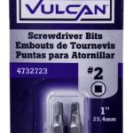 Vulcan 305542OR Screwdriver Bit, S2 Chrome Molybdenum Steel