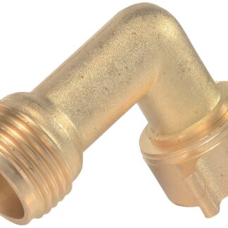 Camco USA 22505 90 deg Hose Elbow, Brass