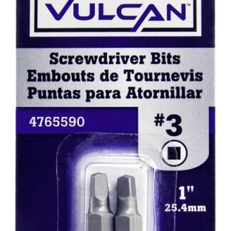 Vulcan 305622OR Screwdriver Bit, S2 Chrome Molybdenum Steel