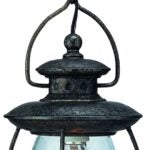 Boston Harbor BRT-CDC1701 Outdoor Pendant Lantern, 120 V, 60 W, Steel Fixture, Misty Pewter Fixture