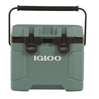 Igloo Trailmate Series 0050219 Cool Box, 25 qt Cooler, Polyethylene/Polypropylene, SpruceObsidian Gray