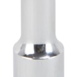 Vulcan MT6487802 Drive Socket, 5 mm Socket, 1/4 in Drive, 6-Point, Chrome Vanadium Steel, Chrome