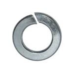 Reliable SLWZ14VP Spring Lock Washer, 17/64 in ID, 31/64 in OD, 1/16 in Thick, Steel, Zinc, 100/BX