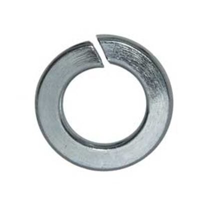 Reliable SLWZ14VP Spring Lock Washer, 17/64 in ID, 31/64 in OD, 1/16 in Thick, Steel, Zinc, 100/BX