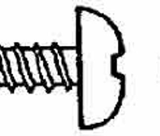 Reliable PKTZ612MR Screw, #6-20 Thread, 0.597 in L, Full Thread, Pan Head, Square Drive, Self-Drilling Point, Steel Sells in Quantity of 5